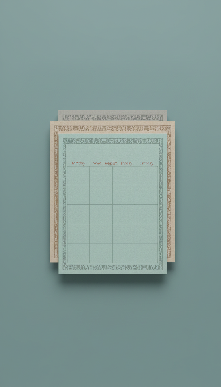 Weekly Reflection Journal Template | Printable Digital Journal – Seafoam Mist
