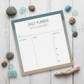 Beach Themed Daily Planner - Pacific Northwest coastal printable digital template